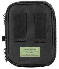 Gürtel-Umhängetasche, schwarz, mit abnehmbarem Holster