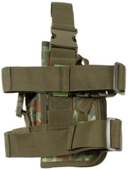 Pistolenbeinholster,flecktarn, rechts