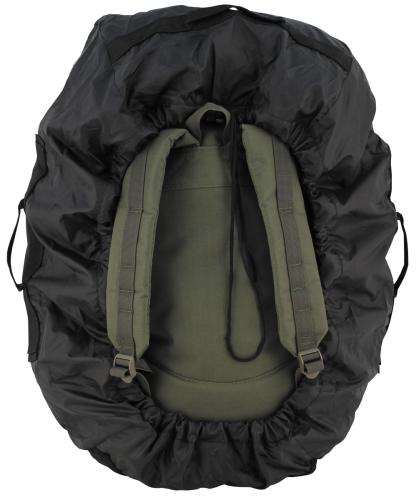 Rucksacküberzug, "Transit I", schwarz, 80-100 l