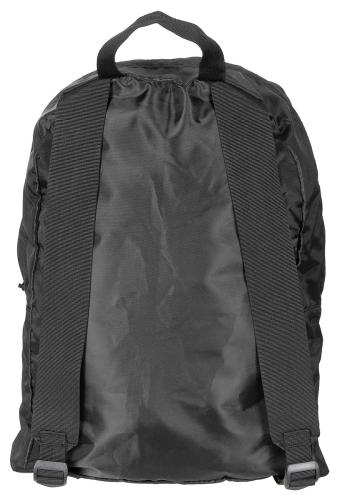 Rucksack, faltbar, schwarz