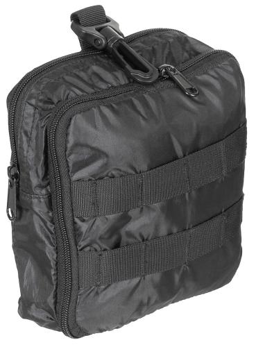 Rucksack, faltbar, schwarz