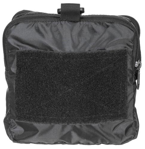 Rucksack, faltbar, schwarz