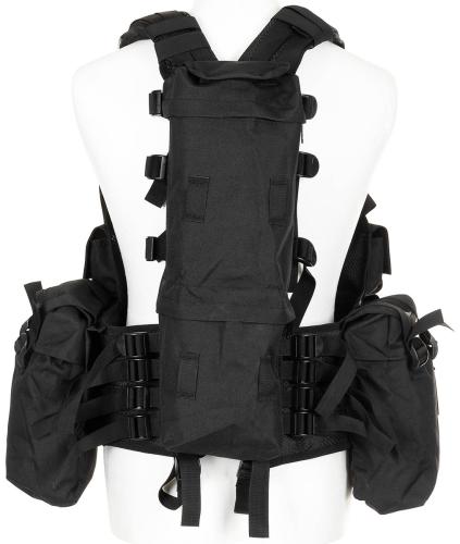Tactical Weste, div. Taschen, schwarz