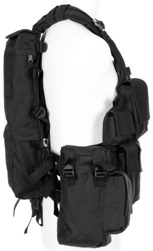 Tactical Weste, div. Taschen, schwarz