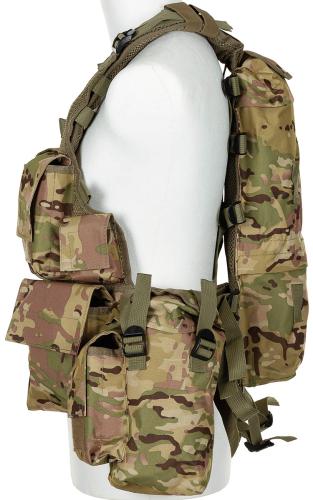 Tactical Weste, div. Taschen, operation-camo