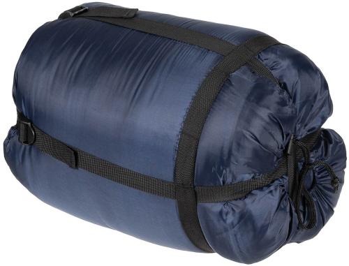 Mumienschlafsack, blau, 2-lagige Füllung