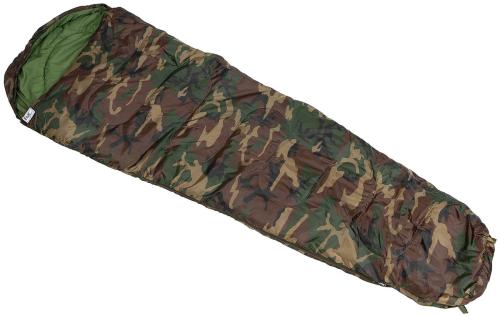 Mumienschlafsack, woodland, 2-lagige Füllung