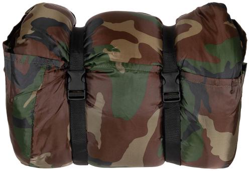 Israel. Pilotenschlafsack, woodland, 2-lagige Füllung