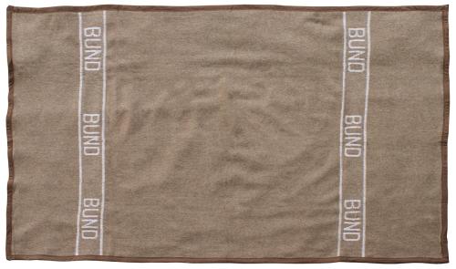 BW Wolldecke, braun, ca. 220 x 130 cm