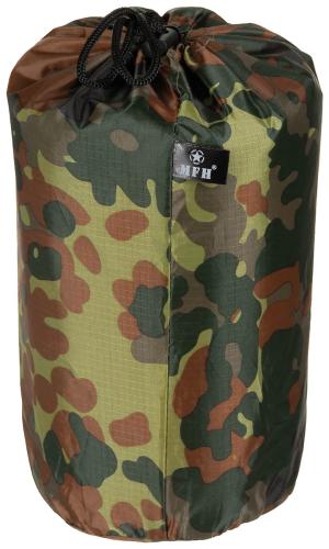Plane, "Hexagon-Tarp", flecktarn, ca. 340 x 310 cm