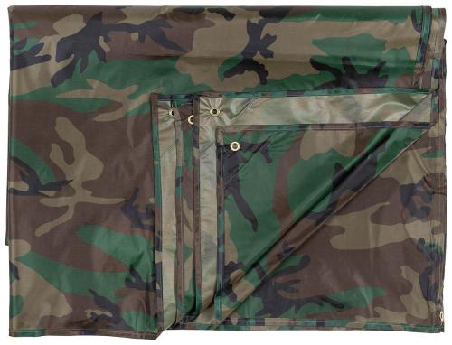 Mehrzweckplane, "Tarp", woodland, ca. 200 x 300 cm