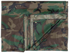 Mehrzweckplane, "Tarp", woodland, ca. 200 x 300 cm