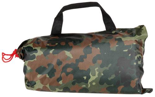 Mehrzweckplane, "Tarp", flecktarn, ca. 200 x 300 cm
