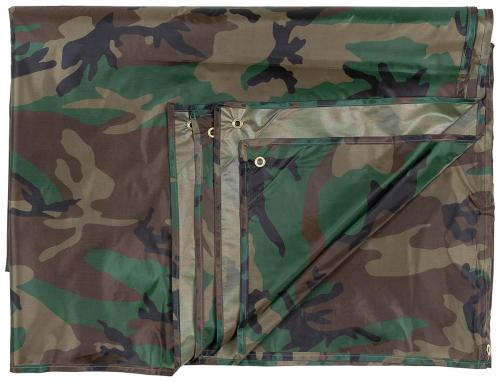 Mehrzweckplane, "Tarp", woodland, ca. 400 x 500 cm