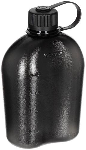US Feldflasche, GEN II, 1 l, schwarz-transparent
