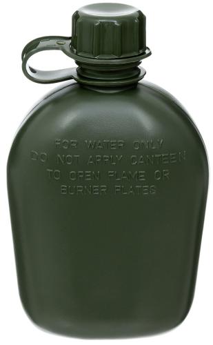 US Plastikfeldflasche, oliv, 1 l