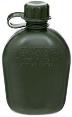 US Plastikfeldflasche, oliv, 1 l