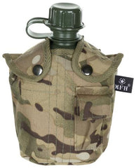 US Plastikfeldflasche, 1 l, Hülle, operation-camo
