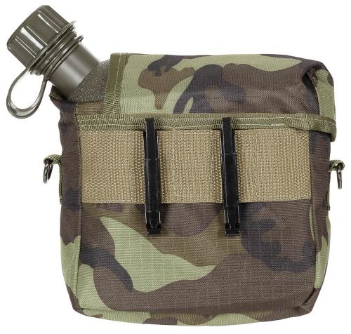 US Feldflasche, eckig, mit Hülle, M 95 CZ tarn, 2 Qt