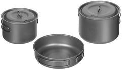 Kochset, Titan, 5-teilig