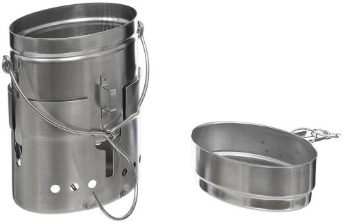 Schwed. Kochset, M40, Edelstahl, 3-teilig