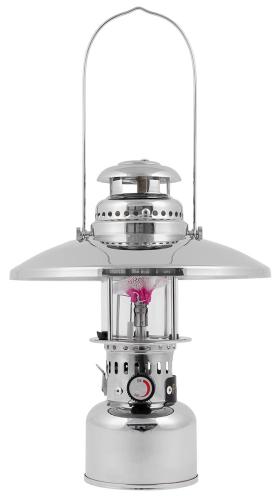 Gaslampe, mit Piezo-Zündung, Reflektorschirm und Tasche