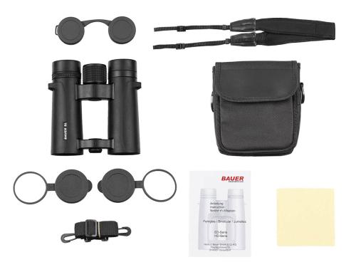BAUER Fernglas, Outdoor SL, 10 x 34, wasserdicht, schwarz