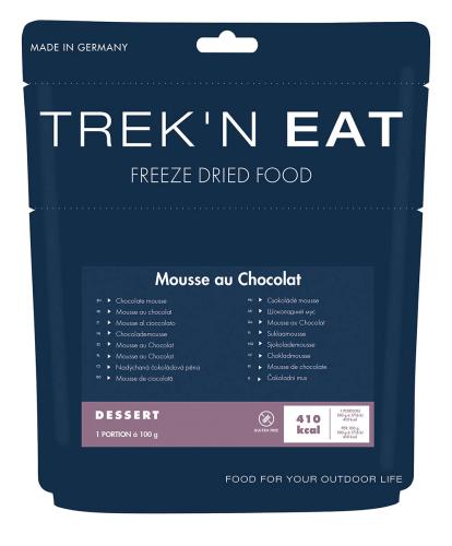 Trek 'n Eat, Mousse au Chocolat, 7% Mwst.