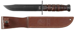 USMC Kampfmesser, Ledergriff, Scheide