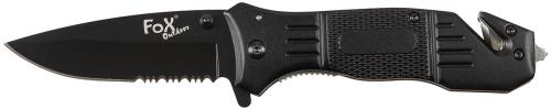 Klappmesser, Einhand, schwarz, Metallgriff