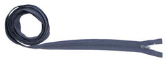 Reißverschluss, grau, teilbar, 220 cm