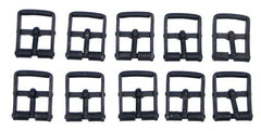 Verschluss, 1 Dorn, schwarz, 3 cm, 10 St./Sack