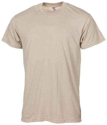 US T-Shirt, sand, 3er Pack, "MADE IN USA", neuw.