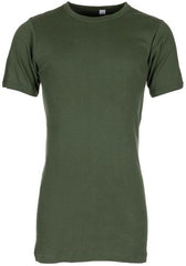 Ital. T-Shirt, halbarm, oliv, neuw.