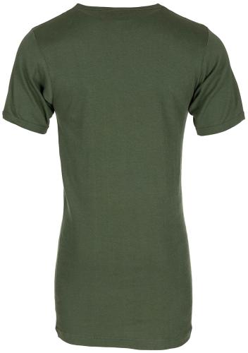 Ital. T-Shirt, halbarm, oliv, neuw.