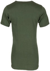Ital. T-Shirt, halbarm, oliv, neuw.
