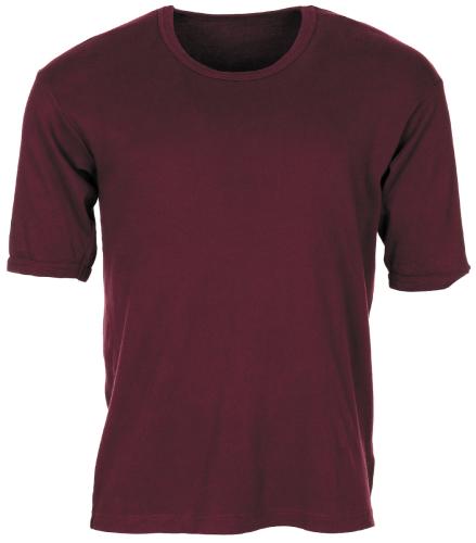 Brit. T-Shirt, bordeaux, gebr.