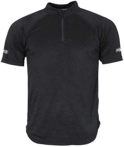 Brit. Funktions-Shirt,schwarz, Reißverschluss, gebr.