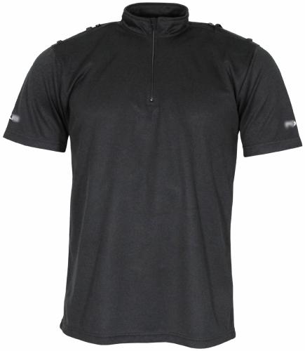 Brit. Funktions-Shirt,schwarz, Reißverschluss, gebr.