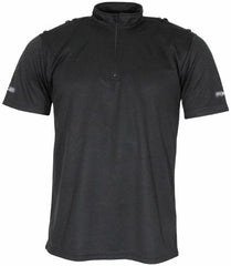 Brit. Funktions-Shirt,schwarz, Reißverschluss, gebr.