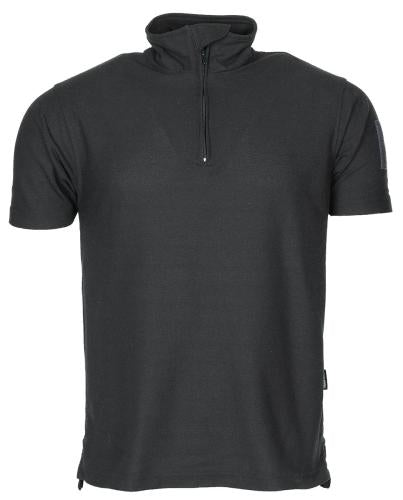 Brit. Funktions-Shirt,schwarz, Reißverschluss, gebr.