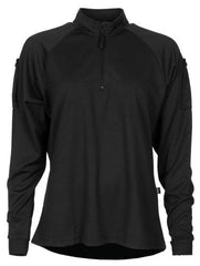 Brit. Funktions-Shirt, DAMEN, langarm, schwarz, RV, neuw.