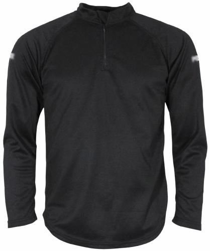 Brit. Funktions-Shirt,schwarz, langarm, Reißverschluss, gebr.