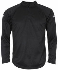 Brit. Funktions-Shirt,schwarz, langarm, Reißverschluss, gebr.