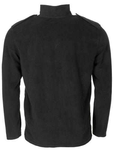 Brit. Polizei-Shirt, schwarz, Fleece, Reißverschluss, gebr.