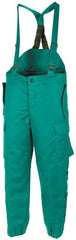 Österr. Thermohose, grün, mit Träger, neuwertig