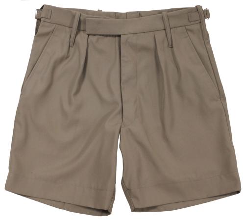 Brit. Shorts, "Tropical",kaki, neuwertig