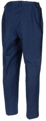 Holl. Paradehose, blau, mit Streifen, gebr.