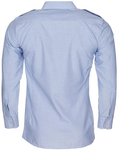 Franz. Diensthemd, blau, Schulterklappen, neuw.