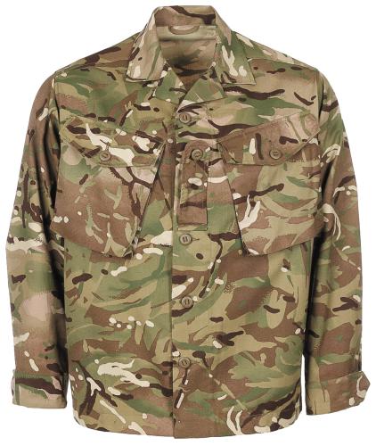 Brit. Feldbluse, "Barrack", MTP tarn, neuw.